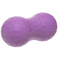 Мяч кинезиологический двойной Duoball Zelart FI-3808 цвет фиолетовый sl