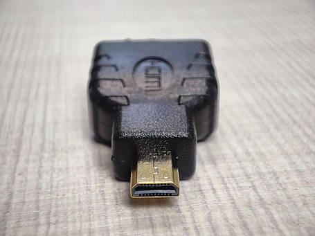 Перехідник microHDMI папа - HDMI мама, фото 1