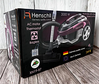 Пилосос контейнерний HENSCHLL XN19-87 колбовий 4L без мішка (3000 Вт), з регулюванням потужності, фото 4