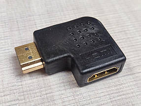 З'єднувач кутовий HDMI - HDMI (кут 90град ліворуч)