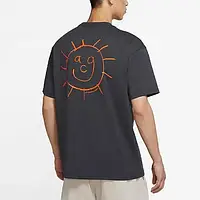 Nike ACG Smiling Face Logo Round Neck Breathable Short Sleeve Gray DD8806-070