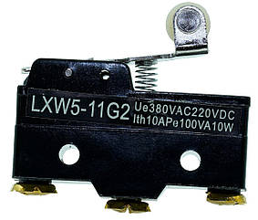 Мікровимикач з колесом короткий 17,5*49/40мм 10A