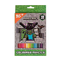 Карандаши цветные (18 цветов ,Yes ) Minecraft Heroes