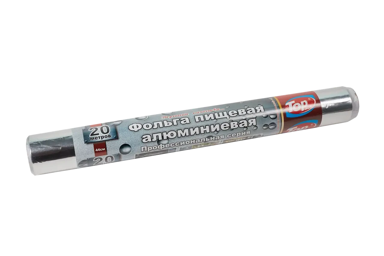 Фольга алюмінієва 44см/20м Top Pack Professional Суперміцна (25 мкм)