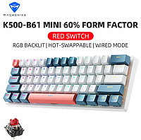 Игровая Механическая Клавиатура Machenike K500-B61 с Подсветкой Клавиш RGB WGO