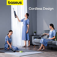 Портативний акумуляторний Пилосос Baseus AP01 Handy Vacuum Cleaner (5000pa), фото 4