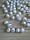 Бусини круглі " Цукерки" 10 мм, білі 500 грамів, фото 4