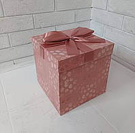 Подарочная Коробка-раскладушка для сувениров и фотографий размер М 16х16х16 см