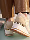 Кросівки жіночі бежеві на танкетці Т1831, фото 6