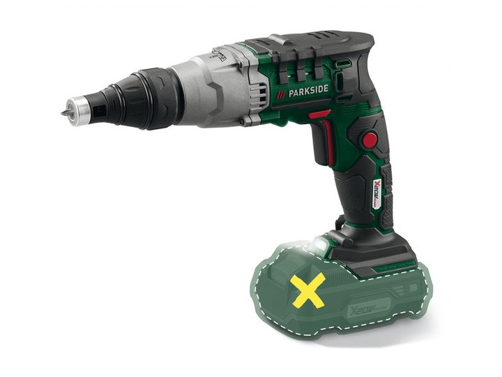 Акумуляторний шуруповерт для гіпсокартону PARKSIDE PTBSA 20-Li A1, фото 1