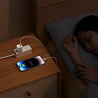 Мережевий зарядний пристрій Baseus GaN5 Fast Charger 1C 20W, white, фото 4