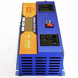Перетворювач напруги з 12V в 220V 3000W LCD, Підвищувальний інвертор, Автоінвертор, фото 5