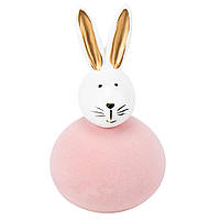 Фигурка "Пасхальный кролик" розовый, 17,5 см