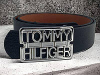 Мужской ремень Tommy Hilfiger Томми Хилфигер застежка гвоздик  в подарочной коробке