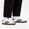 Кросівки Adidas Samba Vegan White Gum Homme - H01877, фото 9