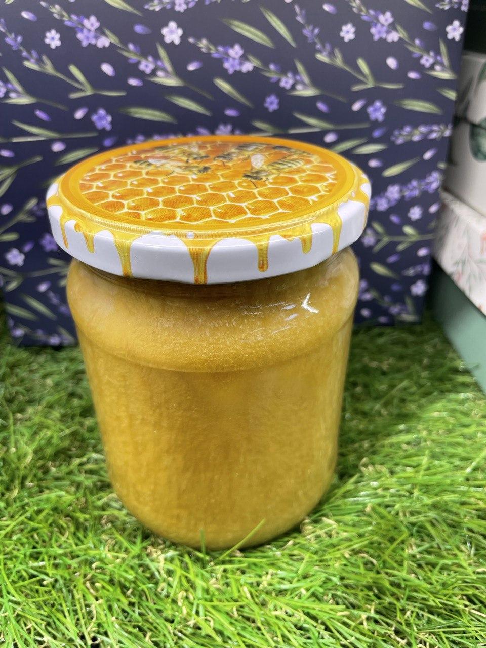 Мед натуральный Карпатский лесной фасованый в банках 05кг пчелиный свежий вкусный полезный настоящий сладкий - фото 1 - id-p2198288188