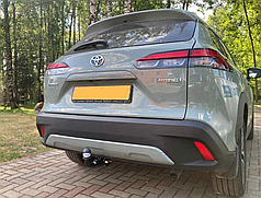 Фаркоп Toyota Corolla Cross 2022- (Тойота Королла Крос) польський, гак на болтах