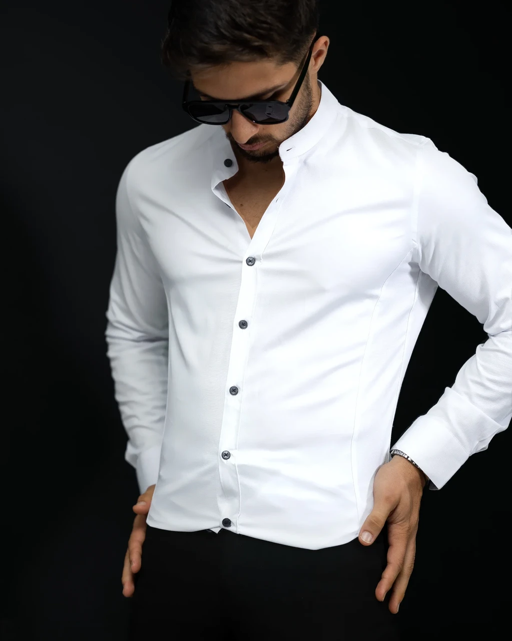 Чоловіча сорочка з довгим рукавом 01-28-401 XL XXL 3XL, фото 1