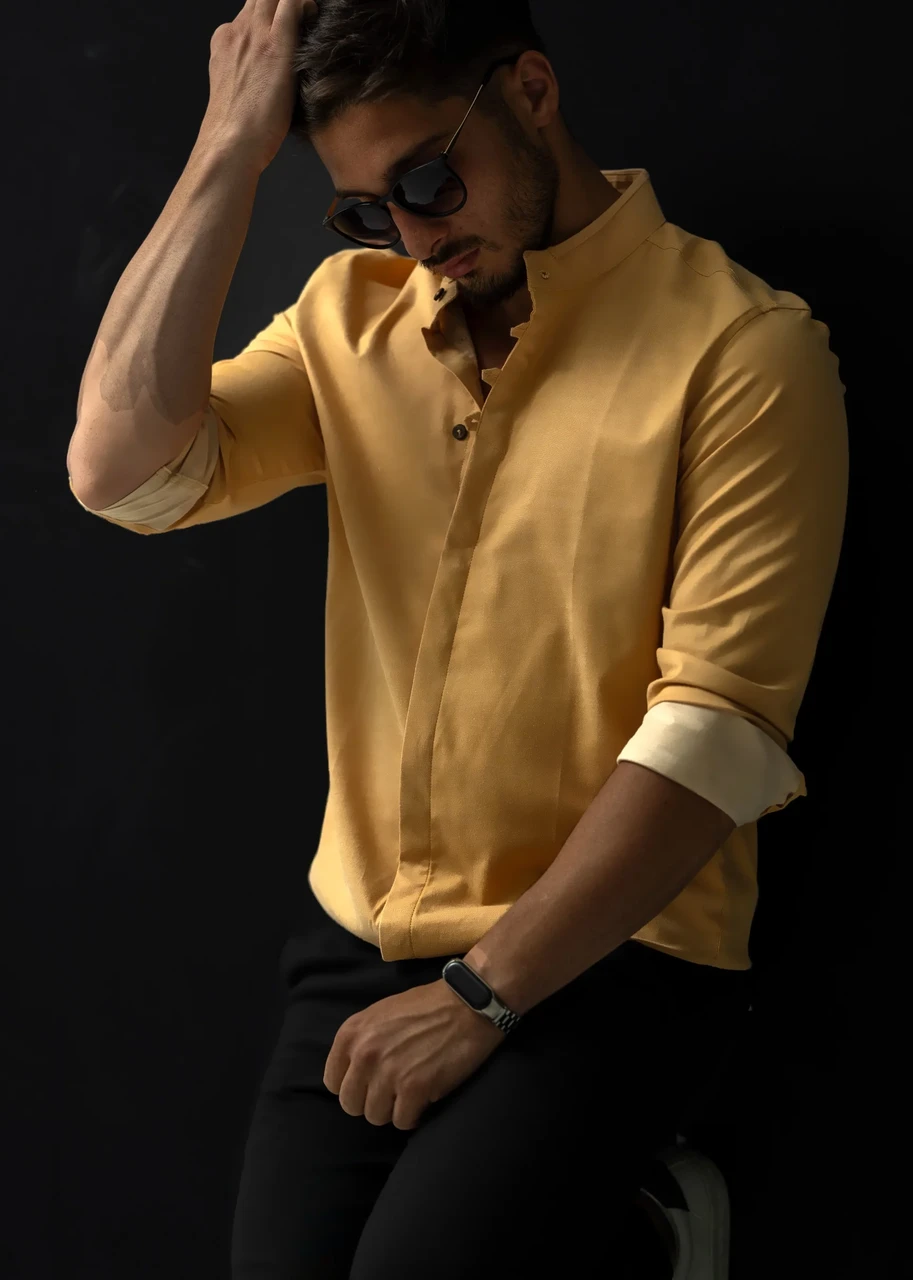 Сорочка чоловіча модна Rubaska M L XL XXL 3XL 06-91-502