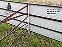 Збірна грядка з розпорками, збірна "Люкс" висока 570 мм, металева грядка, фото 6