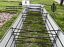 Збірна грядка з розпорками, збірна "Люкс" висока 570 мм, металева грядка, фото 8
