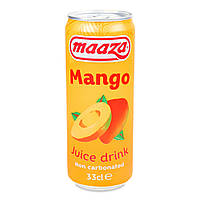 Напій соковий Maaza манго негазований з/б, 0,33л