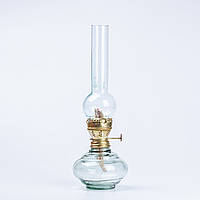QWE Керосиновая лампа светильник из стекла маленькая Прозрачный