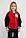 Теплий костюм для Дівчинки на замку Fleece Fly UA Kids Чорний + Червоний, фото 5