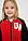 Теплий костюм для Дівчинки на замку Fleece Fly UA Kids Чорний + Червоний, фото 9