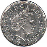 Монета Великобританії 10 пенсів 2000-2009 рр., фото 2