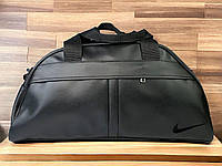 Спортивная сумка Nike. Дорожная черная сумка с плечевым ремнем. Найк унисекс
