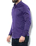 Фіолетова сорочка преміум Rubaska S M L XL XXL 55-07-421, фото 5