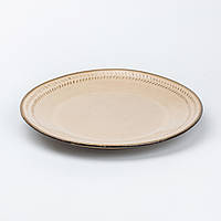 QWE Тарелка обеденная круглая керамическая 22.5 см