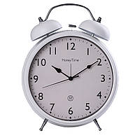 QWE Часы будильник на батарейке АА настольные часы с будильником 20,5 см