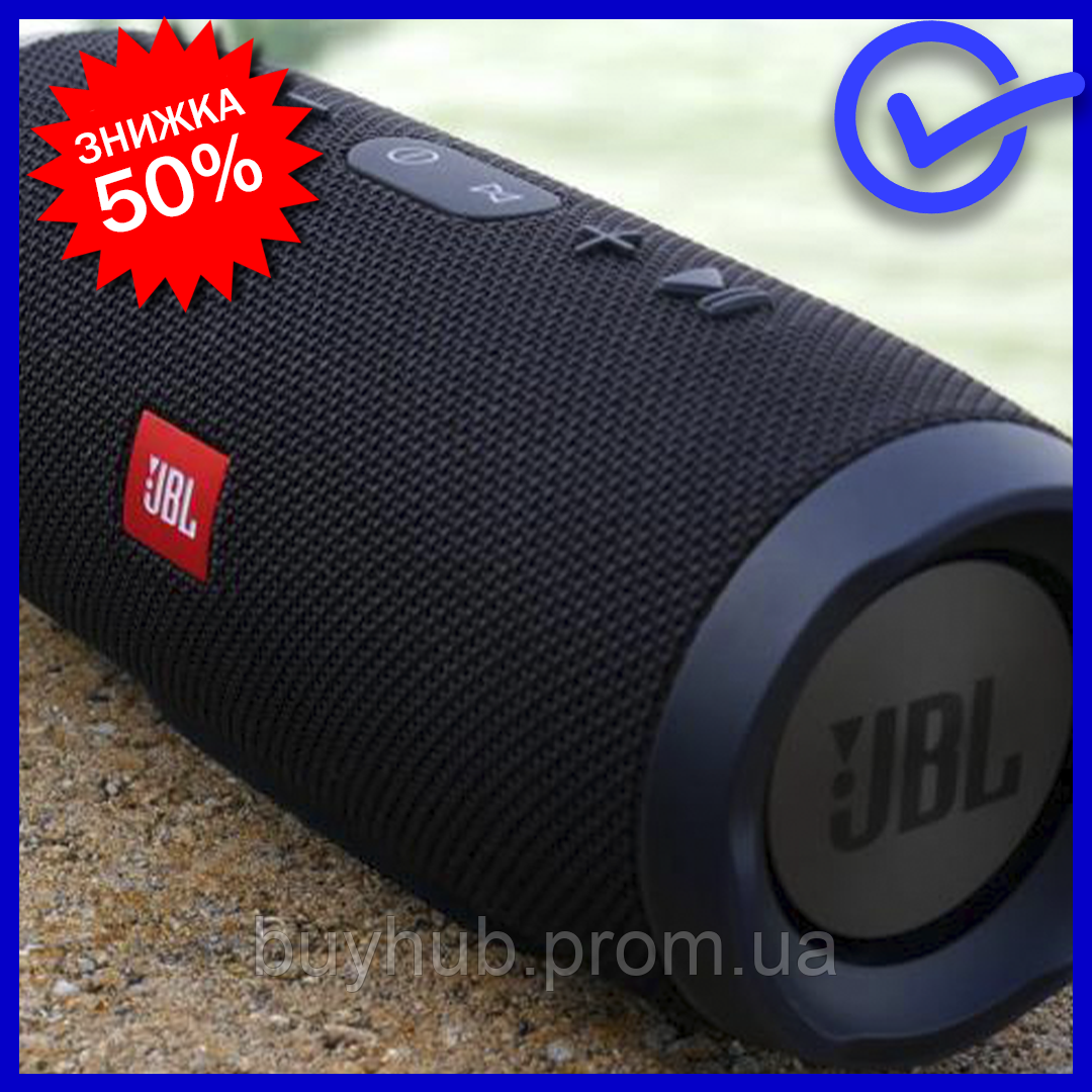 Компактна колонка аудіосистема для музики JBL Charge 3 з Bluetooth, активна портативна аудіоколонка