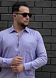 Модна сорочка чоловіча з кишенею M L XXL 3XL 22-73-601, фото 5