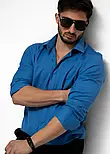 Сорочка чоловіча модна Rubaska M XL 3XL 29-07-601, фото 6