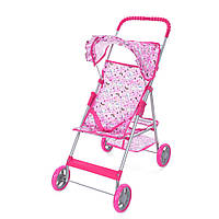 Детская коляска для кукол Радуги 9304-4 прогулочная Advert Дитячий візочок для ляльок Веселки 9304-4