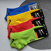 Короткие цветные носки Nike размер 41-45, 4 пары