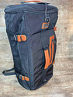 Велика туристична сумка-рюкзак для роботи, навчання, прогулянок, подорожей 40 л В 321 ЧОРНИЙ un