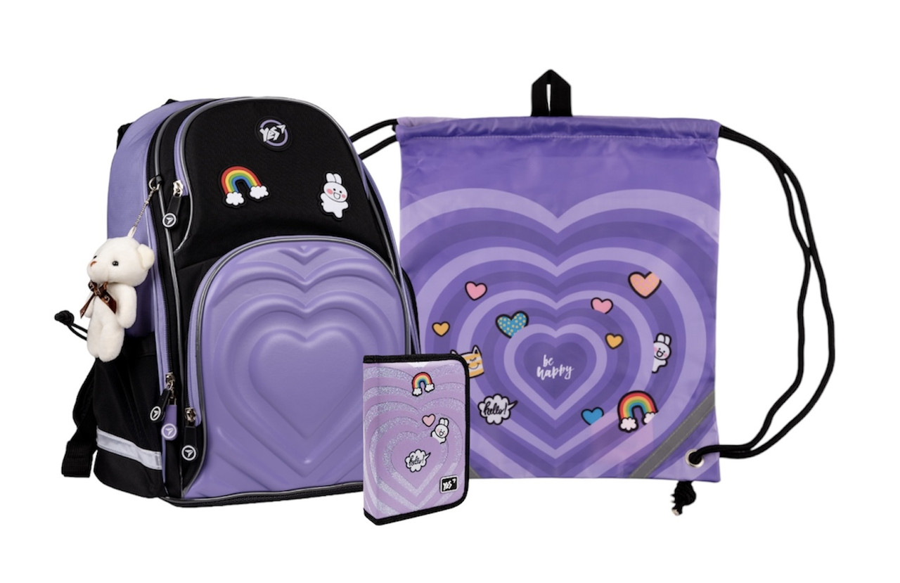 Шкільний набір YES Girl's Dream S-100 (рюкзак+пенал+сумка) 37х30х14 см, 15,5 л (559578)