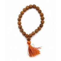 Браслет-чотки з рудракші (Ø = 0,9 см 23 намистини)