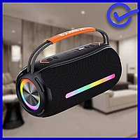 Портативная Bluetooth колонка BOOMSBOX 360 BT/TF/USB/AUX с подсветкой, компактная акустическая система