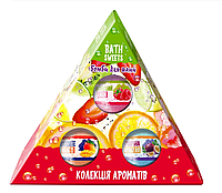 Набір Бомбочок для ванн Аква Шайн Rainbow 300г Колекція ароматів