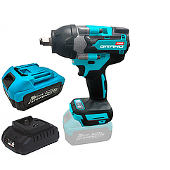 Акумуляторний гайковерт безщітковий Grand АГ-800UBL (1 Акумулятор 20 В, 4 А/год і зарядне у комплекті)