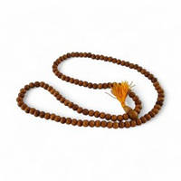 Чотки дерев'яні коричневі (108 намистин)