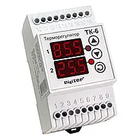 Терморегулятор DigiTOP ТК-6 (-55°C +125°C крок 0.1°C) Двоканальний електронний регулятор температури ТК-6 Dig