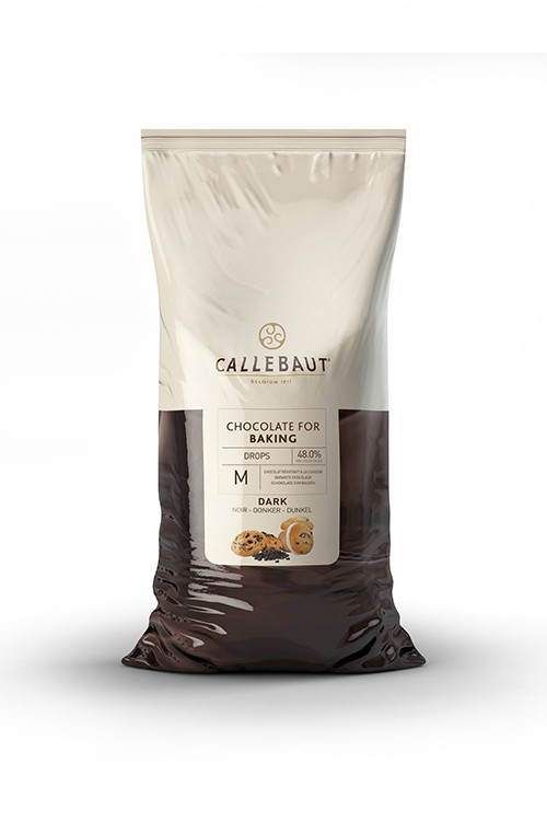 Шоколад термостабільний чорний 48% Barry Callebaut, дропси, 1 кг