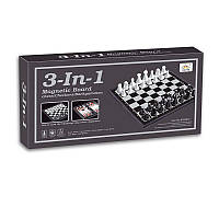 Шахматы магнитные 3 в 1 QX53810 поле 15 х 15 см Advert Шахи магнітні 3 в 1 QX53810 поле 15 х 15 см