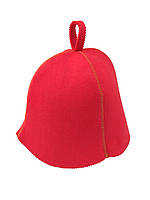 Банная шапка Luxyart искусственный фетр красный (LС-416) sm